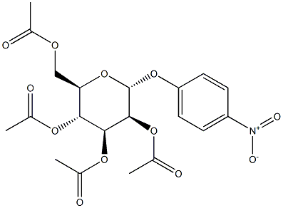 4-Nitrophenyl2,3,4,6-tetra-O-acetyl-a-D-mannopyranoside Structure