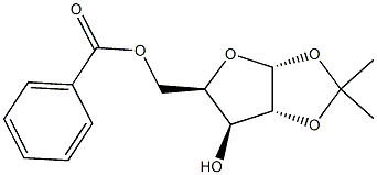 5-O-Benzoyl-1,2-O-isopropylidene-a-D-xylofuranose Struktur