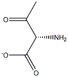 (2S)-2-amino-3-oxo-butanoate Struktur