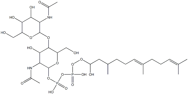 [3-acetamido-5-[3-acetamido-4,5-dihydroxy-6-(hydroxymethyl)oxan-2-yl]oxy-4-hydroxy-6-(hydroxymethyl)oxan-2-yl]oxy-(hydroxy-(3,7,11-trimethyldodeca-6,10-dienoxy)phosphoryl)oxy-phosphinic acid