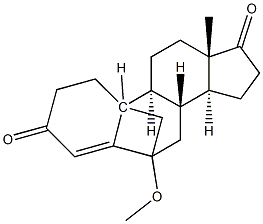 6,10-Methano-19-norandrost-4-ene-3,17-dione, 6-methoxy-