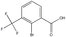 2-Bromo-3-(trifluoromethyl)benzoic acid 98% Structure
