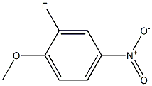 2-FLOURO-4-NITROANISOLE Structure