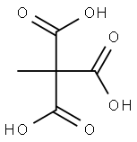 1,1,1-ethanetricarboxylic acid Structure