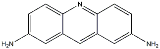 2,7-二胺吖啶, , 结构式