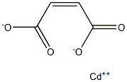 cadmium maleate Struktur