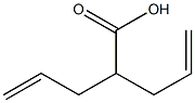 二烯丙[基]乙酸, , 结构式