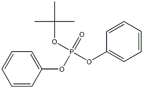 磷酸聯二苯酯三級丁酯, , 结构式