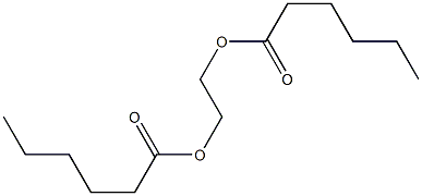乙二醇二己酸酯, , 结构式