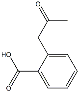 鄰丙酮苄酸, , 结构式