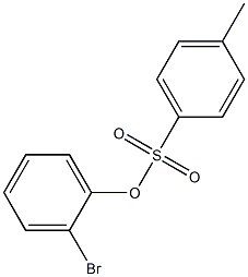 對甲苯磺酸鄰溴苯酯, , 结构式