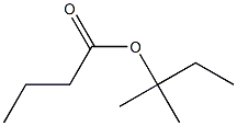 tert-amyl butyrate Structure