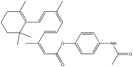 4-acetamidophenyl retinoate Struktur