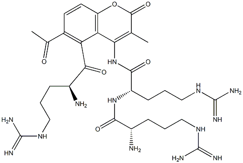 acetyl-arginyl-arginyl-arginyl-amidomethylcoumarin