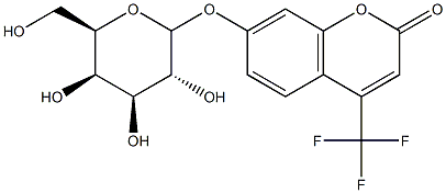 4-trifluoromethylumbelliferylgalactopyranoside Structure