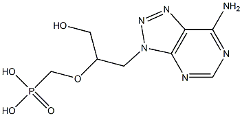 9-(2-(phosphonomethoxy)-3-hydroxypropyl)-8-azaadenine