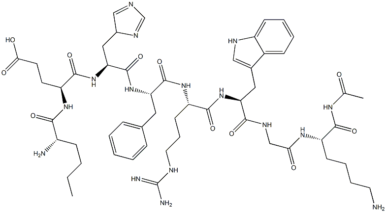 acetylnorleucyl-glutamyl-histidyl-phenylalanyl-arginyl-tryptophyl-glycyl-lysinamide|