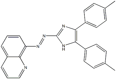 2-(8-quinolylazo)-4,5-di-4-tolylimidazole Structure