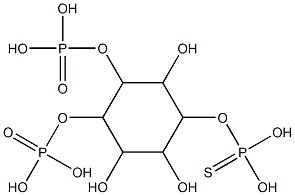 inositol 4,5-bisphosphate 1-phosphorothioate Struktur