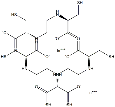 indium-ethylenedicysteine Structure