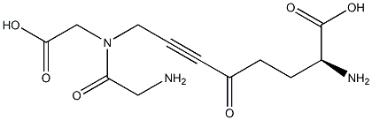 gamma-glutamylpropargylglycylglycine Structure