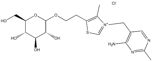 O-glucosylthiamine Structure