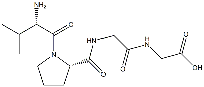 valyl-prolyl-glycyl-glycine Struktur