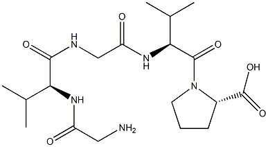 glycyl-valyl-glycyl-valyl-proline 结构式