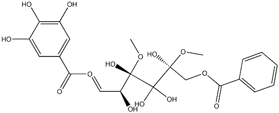 1-O-galloyl-6-O-(4-hydroxy-3,5-dimethoxy)benzoylglucose