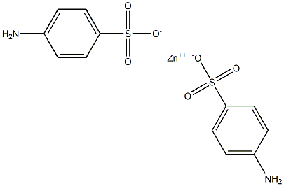 氨苯磺酸锌, , 结构式
