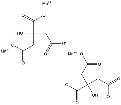MANGANOUSCITRATE Structure