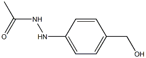 N'-ACETYL-4-(HYDROXYMETHYL)PHENYLHYDRAZINE Structure