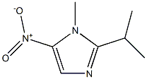 IMIDAZOLE,2-ISOPROPYL-1-METHYL-5-NITRO- Struktur
