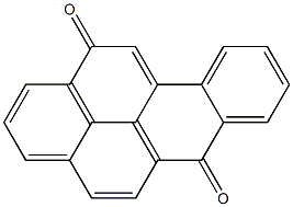 BENZO(A)PYRENE-6,12-DIONE Structure