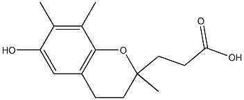 2,7,8-TRIMETHYL-2-(CARBOXYETHYL)-6-HYDROXYCHROMAN
