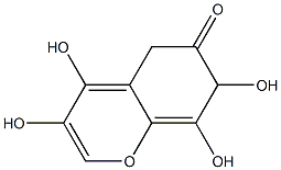 3,4,7,8-TETRAHYDROXY-6H-BENZO[B,D]PYRAN-6-ONE 结构式