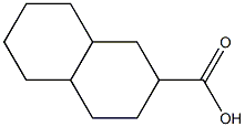 DECAHYDRO-2-NAPHTHOICACID Struktur
