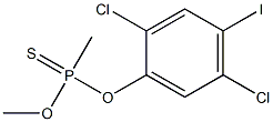 O-(2,5-DICHLORO-4-IODOPHENYL)O-METHYLMETHYLPHOSPHONOTHIONATE Struktur