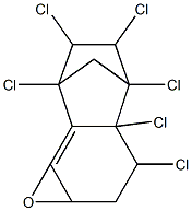 HEXACHLORO-OCTAHYDRO-EXO-7,8-EPOXY-1,4-METHANONAPHTHALENE 结构式