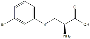 S-META-BROMOPHENYL-CYSTEINE Structure