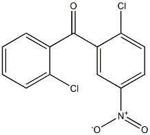 2,2'-DICHLORO-5-NITROBENZOPHENONE Structure