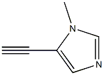 5-ETHYNYL-1-METHYLIMIDAZOLE Struktur