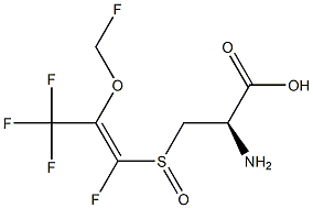 (Z)-S-(1-FLUORO-2-FLUOROMETHOXY-2-(TRIFLUOROMETHYL)VINYL)-L-CYSTEINESULFOXIDE Structure
