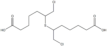 4-CARBOXYBUTYL-2-CHLOROETHYLSULPHIDE 结构式