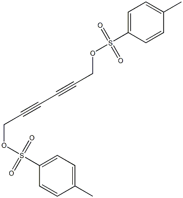 2,4-HEXADIYNE-1,6-DIOL,BIS(4-METHYLBENZENESULPHONATE) Structure
