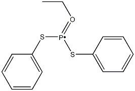 O-ETHYL-S,S-DIPHENYLPHOSPHODITHIOATE Structure