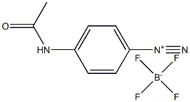 4-ACETAMIDOPHENYLDIAZONIUMBOROFLUORIDE,,结构式