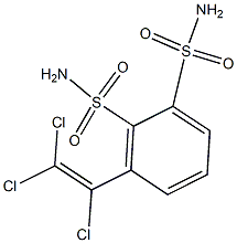 3-Trichlorovinylbenzenedisulfonamide Structure