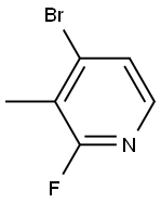 4-Bromo-2-fluoro--3-picoline Structure