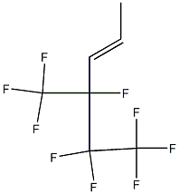 (E)-4,5,5,6,6,6-hexafluoro-4-(trifluoromethyl)hex-2-ene Structure